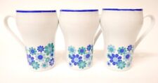 3 Style Craft 60's Retro Flower Power Coffee Mugs Cups Porcelain Made in Japan picture