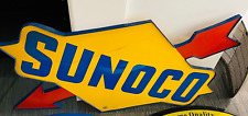 Large SUNOCO plastic Light-Up Gas Sign picture