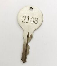 Vintage Hotel Key Room #2108 Silver Colored Large Head No Name Unknown picture