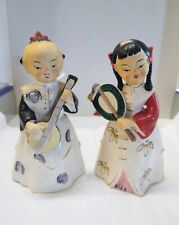 Vintage Asian Porcelain Figurines Set of 2 picture