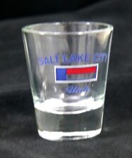 Salt Lake City, Utah, Souvenir Shot Glass: State Flag Graphics 2 oz. Shotglass picture