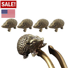 4 pack-Brass Hedgehog Figurine Small Hedgehog Statue Ornaments Animal Figurines picture