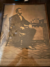 The True Abraham Lincoln 1861 Page - Framed (See Description) picture