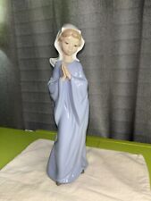 VTG Lladro 1979 Praying Mary Nativity Statue 10” Perfect Condition Made In Spain picture