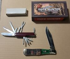 Lot of 2 Pocket Knives Marbles Duck Hunter Collector's knife & Swiss army style picture