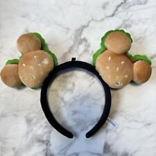 Tokyo Disney Resort Hamburger Mickey Minnie Ears Headband JAPAN Used Tracking picture