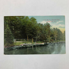 Postcard New York Stamford NY Loch Marion Churchill Park 1910 Artino picture