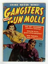 Gangsters and Gun Molls #1 GD+ 2.5 1951 picture