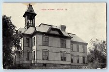 Alton Iowa Postcard High School Exterior Building c1910 Vintage Antique Unposted picture