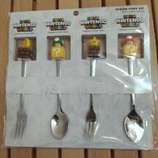 USJ Super Nintendo World Limited Super Mario Bros Character Spoon Fork Set picture