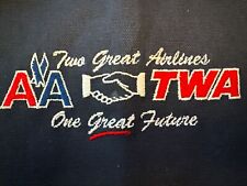 Vintage 2001 AA  American Airlines TWA Trans World Airlines Merger Tote Bag picture