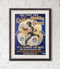 Café du Monde Coffee Advertising Reprint, Southern Coffee Mills, New Orleans LA picture
