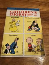 76 YEARS OF THE COMICS Children's Digest Apr 1972 PEANUTS Yellow Kid Mutt Jeff picture