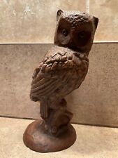 Vintage Red Mill Mfg Great Horned Owl Figurine Sculpture Statue Figure picture