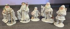 Group of 5 Lenox Classic Santa Claus Figurines 6.5