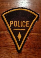  Early vintage Police Dept Black with Gold stitching  patch picture