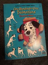ONE HUNDRED AND ONE 101 DALMATIANS COLORING BOOK 1960 WHITMAN WALT DISNEY VTG picture
