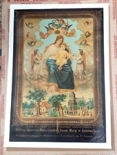 Rare Virgin Mary of Gietrzwald Poland Restored  Poster 20