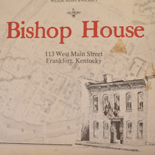 Vintage 1970s Bishop House Restaurant Menu Wilson & Nanny Frankfort Kentucky picture