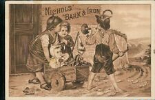 Victorian Trade Card Nichols Bark & Iron Tonic Quack Medicine picture