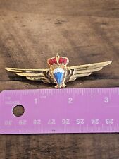 WWII Army Fascist Italian Special Forces Infantry Airborne Badge L@@K e picture