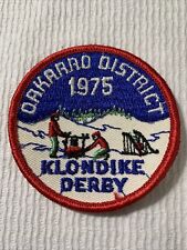 Vintage Oakarro District 1975 Klondike Derby BSA Boy Scouts Patch Rare - L@@K picture