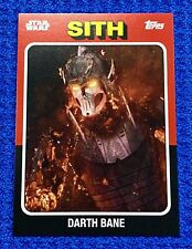 🌟Star Wars Legendary Sith Lord DARTH BANE🌟’24 Topps TBT#40 +Extras (see pics) picture