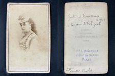 Disderi, Paris, Emilie Fonti, actress in La princesse de Trebizonde vintage picture