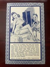 1941 Blind Date Fortune Teller Arcade Machine Prize Card ~ Nina Day picture