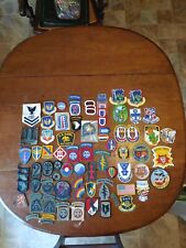Lot Of Miscellaneous US Military Patches Modern Merrowed Edge picture