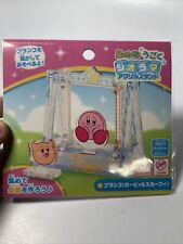 Ensky Kirby Moving Acrylic Scarfy Swing Diorama Set Display Japan Nintendo Rare picture