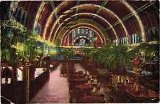 Schlitz Palm Garden Milwaukee WI Divided Postcard 1910s picture