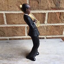 Vintage CHIEFLY CO. LTD. African American JAZZ MUSICIAN Trombone Player Figurine picture