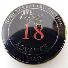 BLACK WATER HIGH THREAT PROTECTION IRAQ RAVEN 18 ADVANCE #8 CHALLENGE COIN picture