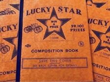 NOS Vintage 1950s Lucky Star Composition Book School Supplies picture