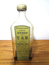 1880's-90's J.L. Royston Syrup of Tar, Horehound, Hops, Medicine Bottle picture