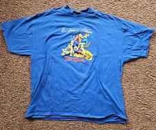 Disneyland 45 Years Of Magic T Shirt Blue Mickey Donald Goofy Adult Size 3X picture