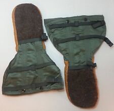 US GI Arctic Military Mittens Air Force COLD WEATHER Flyers Gloves N-4B LARGE picture