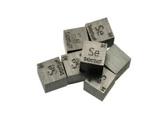 Selenium Metal 10mm Density Cube 99.99% for Element Collection USA SHIPPING picture