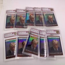 10pcs DONALD TRUMP President Never Surrender MUGSHOT Trading Cards Collectible picture