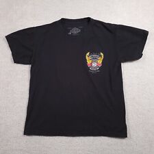 Harley Davidson Great American Freedom Mexico T Shirt Men’s Large Black Big Logo picture