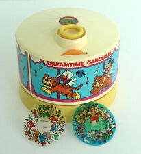 Vintage 1980s Walt Disney Dreamtime Carousel motion projector music box- works picture