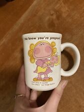 Delbies Vintage 1983 You Know You're Pregnant When. Funny Pregnancy Mug picture