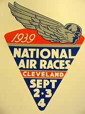 1939 NATIONAL AIR RACES WATER TRANSFER DECAL picture