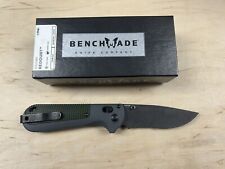 Benchmade Redoubt 430SBK - Gray / Green Grivory - Graphite Black D2 PS picture