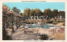 Mission Hills Los Angeles CA California San Fernando Garden Vtg Postcard Y4 picture