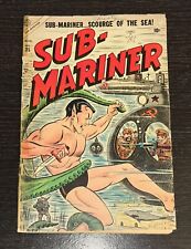 SUB-MARINER COMICS #35 (1ST BYRRAH, HUMAN TORCH/NAMORA) 1954 ATLAS APPROX 1.5 picture