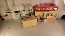 Norpro Vintage Apple Mate 2 Apple Peeler With Wooden Stand And Original Box picture