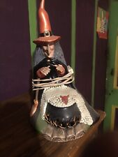 Light Up ceramic witch figurine picture