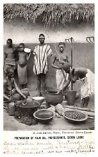 Preparation of Palm oil, protectorate, Sierra Leone (Lisk -Carew)  picture